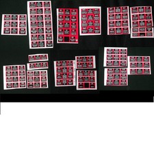 London Transport Trolleybus Destination Blinds Self Adhesive Decals 1/76th