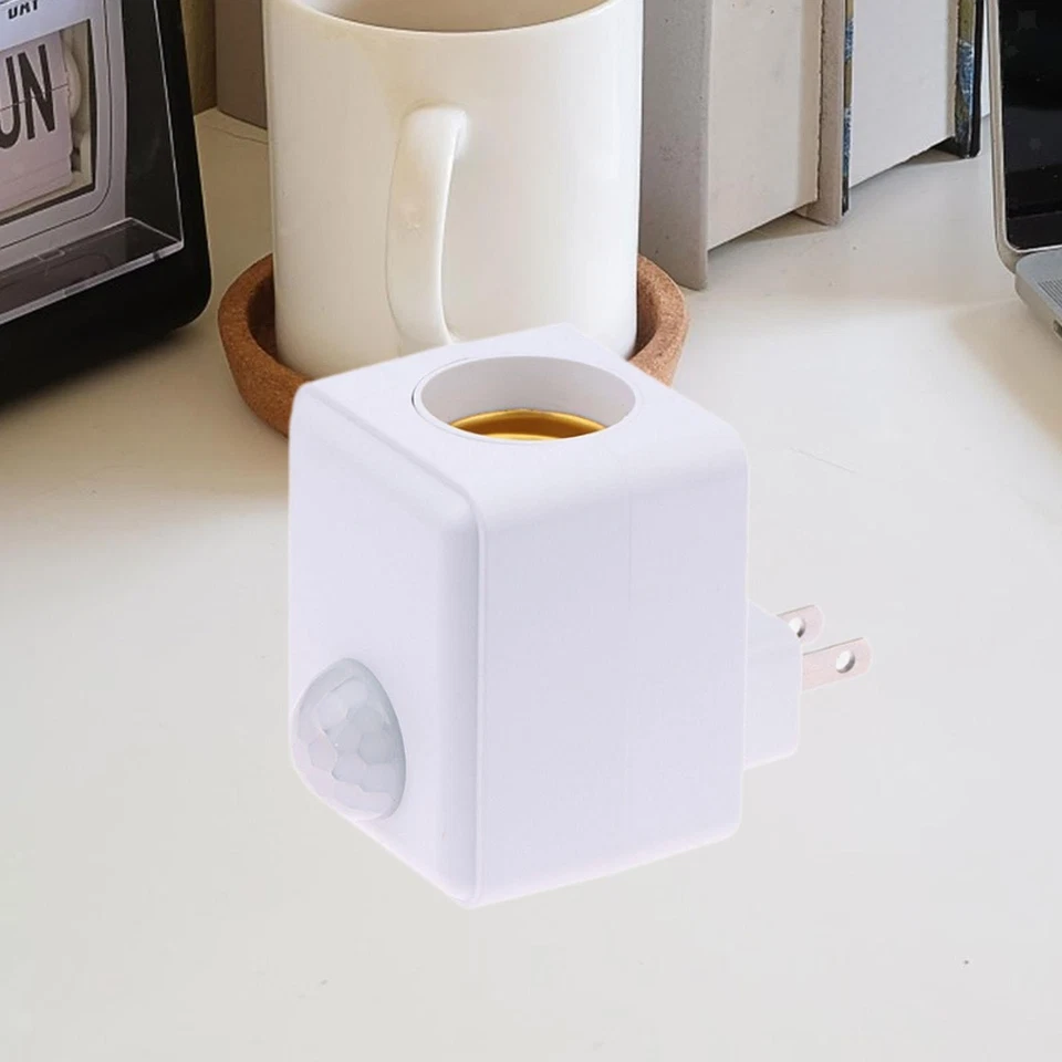 Infrared Sensor Lamp Socket Nursery Laundry Room Porch E27 Light Bulb Holder - Image 3 of 4