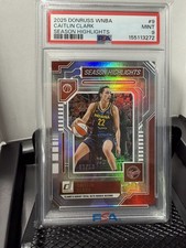 2025 Panini Donruss WNBA Caitlin Clark Season Highlights/99 #9 PSA 9