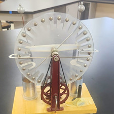 Antique Scientific Instrument Electrostatic Generator (Wimshurst machine)