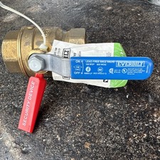 1-1/4 in. Lead Free Brass Threaded FIP x FIP Ball Valve