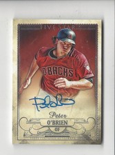 2016 Topps Five Star Peter O'Brien RC Rookie AUTOGRAPH D-Backs