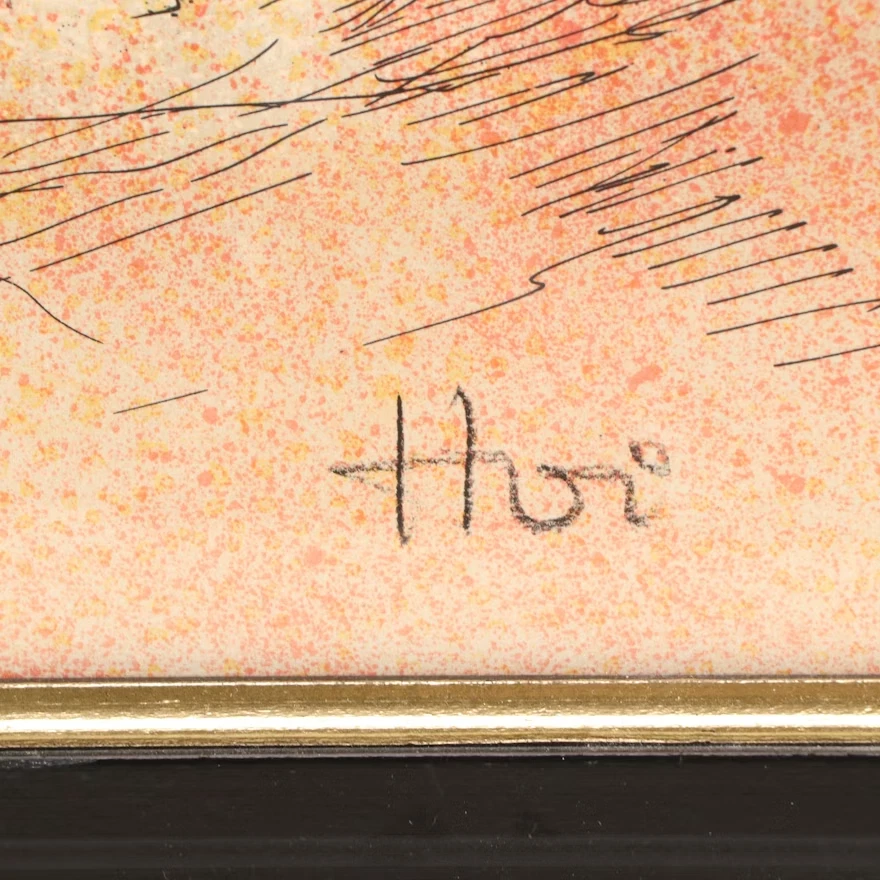 Litografía firmada Hoi Lebadang edición limitada Foto 4 de 4