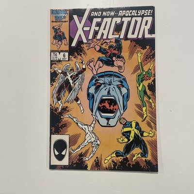 X-factor #6 1986 VF- 1st Full Appearance of Apocalypse