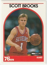 1989-90 NBA Hoops - Scott Brooks #34 (RC)