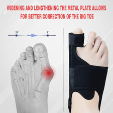 1 Pair Foot Bunion Corrector for Women  Men, Night Bunion Splint, Big Toe St...