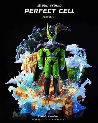 BUU STUDIO Perfect Cell Dragon Ball Z Figurine Statue High 75cm 1/4 Classic  Ver