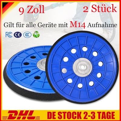 2X Schleifteller Für Scheppach Trockenbauschleifer DS200 DS210 DS900 DS920 DS930