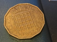 1953 Elizabeth II British Threepenny 3d