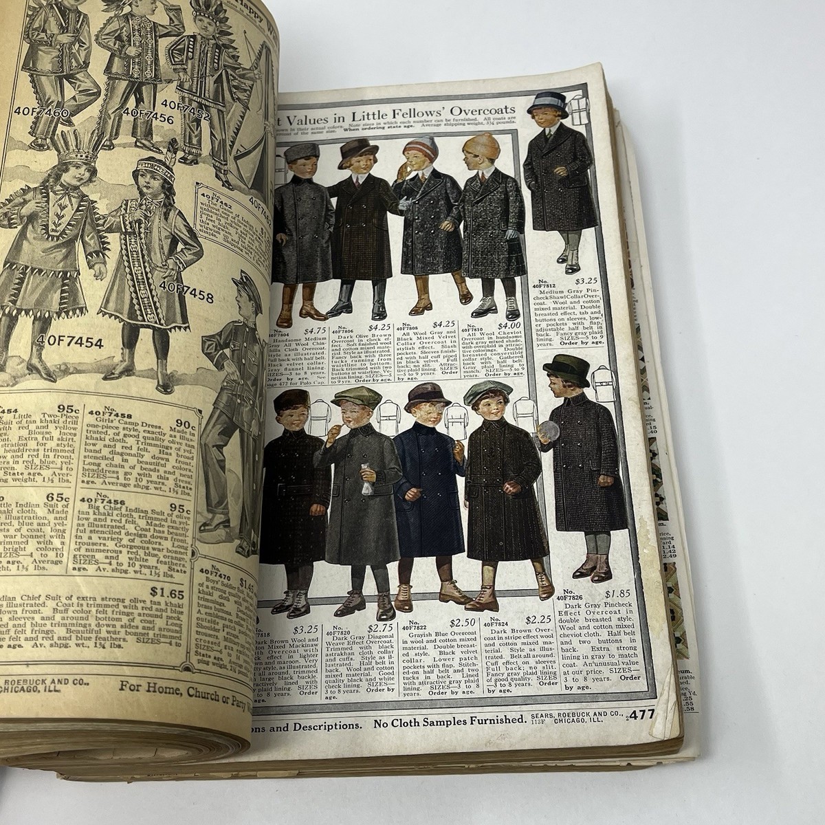 【アンティーク】シアーズ・ローバック カタログ 1919年 アンティーク】シアーズ・ローバック カタログ 1919年