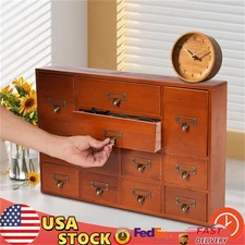 12-Drawer Desktop Drawer Organizer 51*10*35cm Desk Drawer Box Tabletop Cabinet