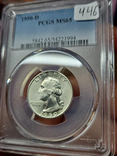 1950-D Washington Quarter — photo from another recent sale