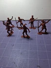 Vintage Marx 54mm Boonesboro Frontiersmen Playset Lot Six In Six Poses