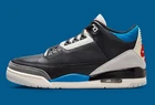 Nike Air Jordan 3 Retro Rare Air Black Military Blue Chile Red IB8967-004 Men's