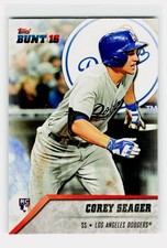 Corey Seager 2016 Topps Bunt #15 Los Angeles Dodgers