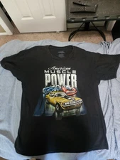 Mens American Muscle Power T Shirt Size Large