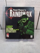 Vintage Tom Clancy's Rainbow Six EMPTY Big Box 1998 Red Storm