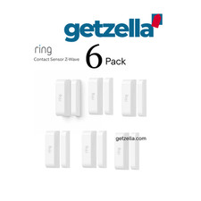Ring Alarm Contact Sensor 1st Gen 6-Pack - White, 4SD1S7-0EN0
