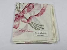 Ralph Lauren Floral Cotton Handkerchief Neckerchief Bandana Scarf Pocket Square