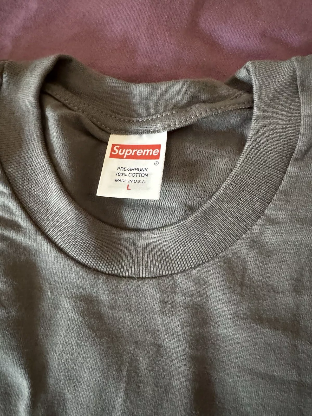 Tee shirt blanc suprême TAILLE GRAND AUTHENTIQUE