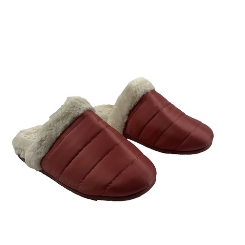 Vionic Claribel Faux Fur Lined Slippers Slate‎ Grey Suede Orthotic Womens 9.5 M Vionic Women main image 3