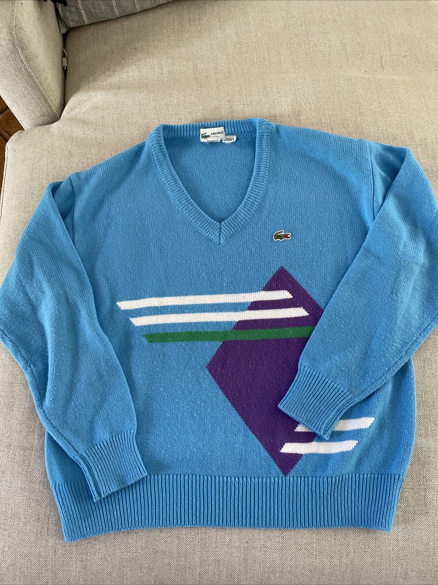 70’s LACOSTE LACOSTE Vintage 70s Made in France Men's Tennis Golf Cotton Pique