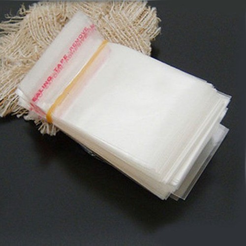 Bolsas de celofán transparentes fuertes para exhibición de prendas autoadhesivas sellado de plástico OPP - Imagen 4 de 4