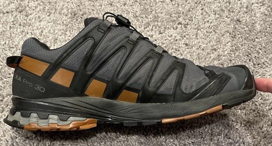 Salomon Uomo XA Pro 3D Nero Scarpe da Trail Running Escursionismo Sneakers Taglia 11 5