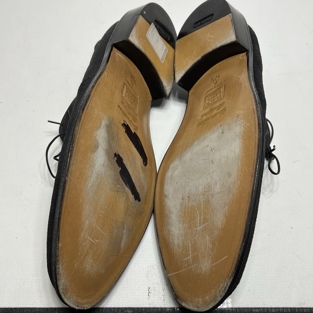 A. TESTONI Shoes Mens 10.5 Black Label Leather Wingtip Dress A. TESTONI Shoes Mens 10.5 Black Label Leather Wingtip Dress