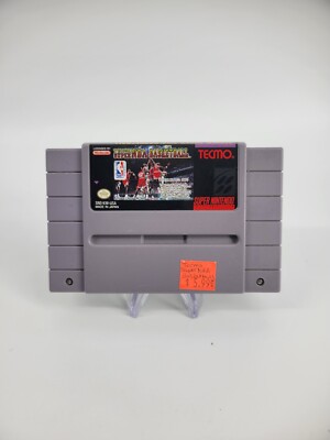 Tecmo Super NBA Basketball (Super Nintendo SNES, 1993) Cart Only | Tested