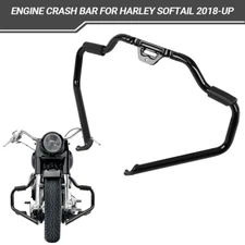 Mustache Engine Guard Crash Bar For Harley Softail Street Bob, Fat Bob 2018-2024