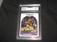 TYRONN LUE 199 HOOPS #45 ROOKIE GENUINE AUTHENTIC BASKETBALL CARD GRADED NM 7