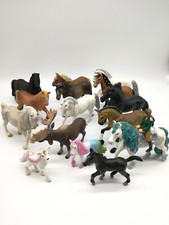 13x Schleich Pferde Sammlung + Elch + Reiter