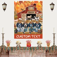 Bluetick Coonhound Dog Canvas .75" Personalized Digital Painting NWT