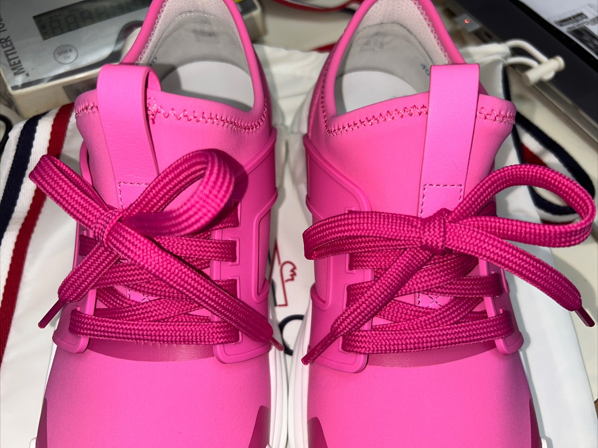 スニーカー MONCLER Women Sneakers 4M00100M5552 21I PINK Moncler Lunarove Pink Size 10/40 women's low top sneakers | eBay