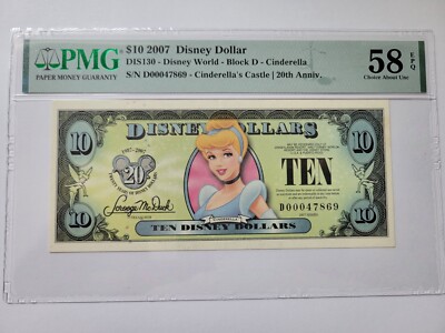 Disney $10 Dollars, 2007 ''D'' Series - Popular