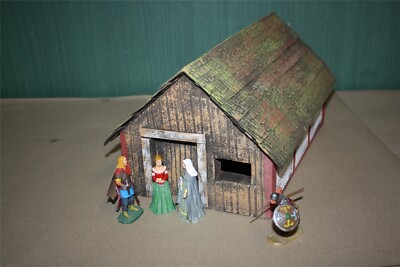 76501 Wikinger Germanen Haus Haell, ''Schindel gedeckt'' zu 4 cm Sammelfiguren,GMK