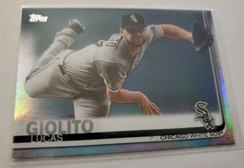 2020 Topps Factory Set Lucas Giolito Gold Star Parallel White Sox/ 2019 Rainbow - Picture 3 of 4