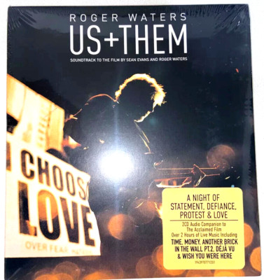 ROGER WATERS Us & Them 2 CD *NEW SEALED* w/ Hype Sticker