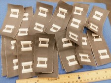 LOT OF 20 PAIRS - VIETNAM ERA - AIR FORCE CAPTAIN SEW-ON PATCHES - NEW