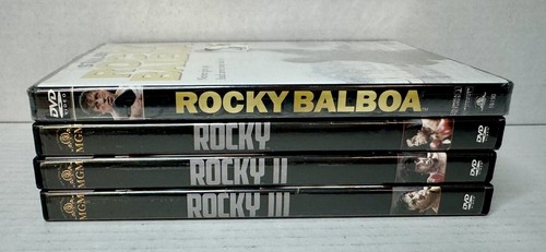 4 DVD Movie Lot ROCKY l, II, III, and ROCKY BALBOA Boxing Films Champion NICE! - Picture 6 of 6