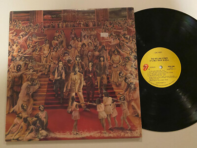 ROLLING STONES LP ITS ONLY ROCK AND ROLL 1974 COC 79101 1ST PRESS SHELLEY ERROR