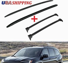 4Pcs Roof Rack Side Rail + Cross Bar for Honda Pilot 2016-2022 Roof Rails Bars