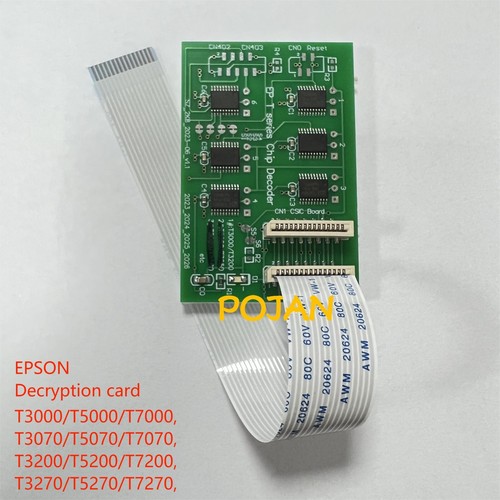 Decryption Card Ink Chip Decoder For Epson SureColor T3000 T5000 T7000 Series - 第 2/6 張圖片