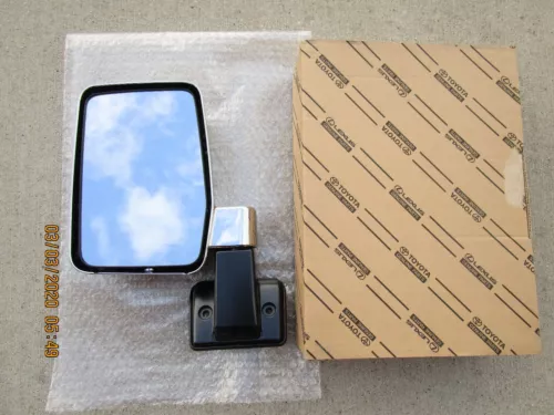 FITS: 88-90 TOYOTA LAND CRUISER BJ62 FJ62 FRONT DRIVER LEFT SIDE DOOR MIRROR NEW