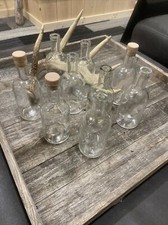 small glass bottles with corks 9 