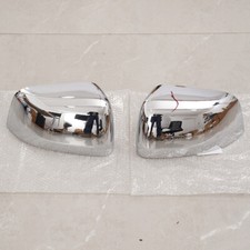 Chrome Side Mirror Cover Cap Pair For Jeep Grand Cherokee Durango 2011 2021 2022