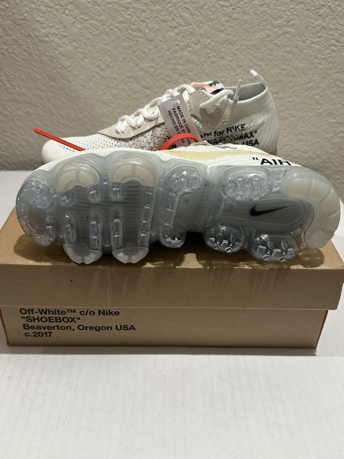 OFF WHITE X NIKE Nike Air VaporMax x OFF WHITE parte 2 (2018) AA3831 100 taglia USA 6