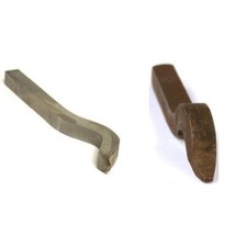 14k  18K Bent Jewelers Metal Stamp Punch Engraving Tool 8mm Shank Set