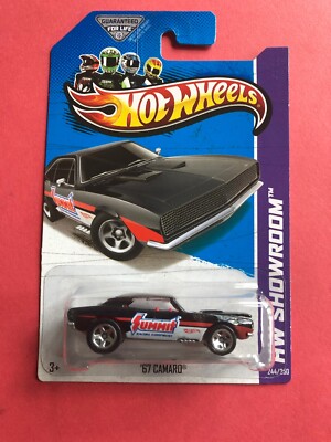 2013 Hot Wheels 67 Camaro HW Showroom Summit Black 244/250. X1811